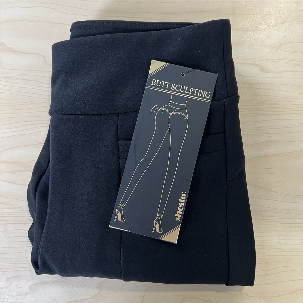 ShoSho Butt Sculpting Leggings Size Small Color Black NWT